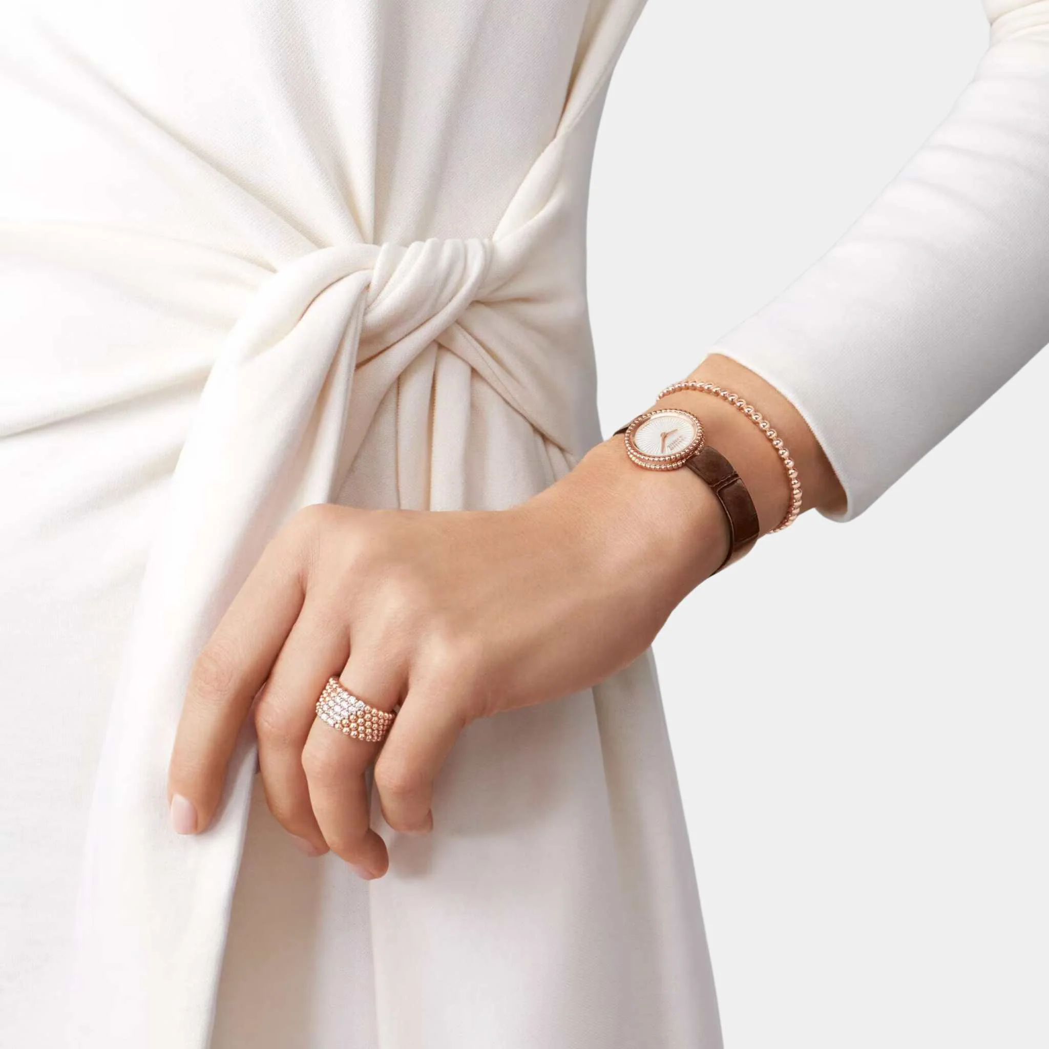 Perlée Watch 23 mm Rose Gold Mother Of Pearl - Image 2