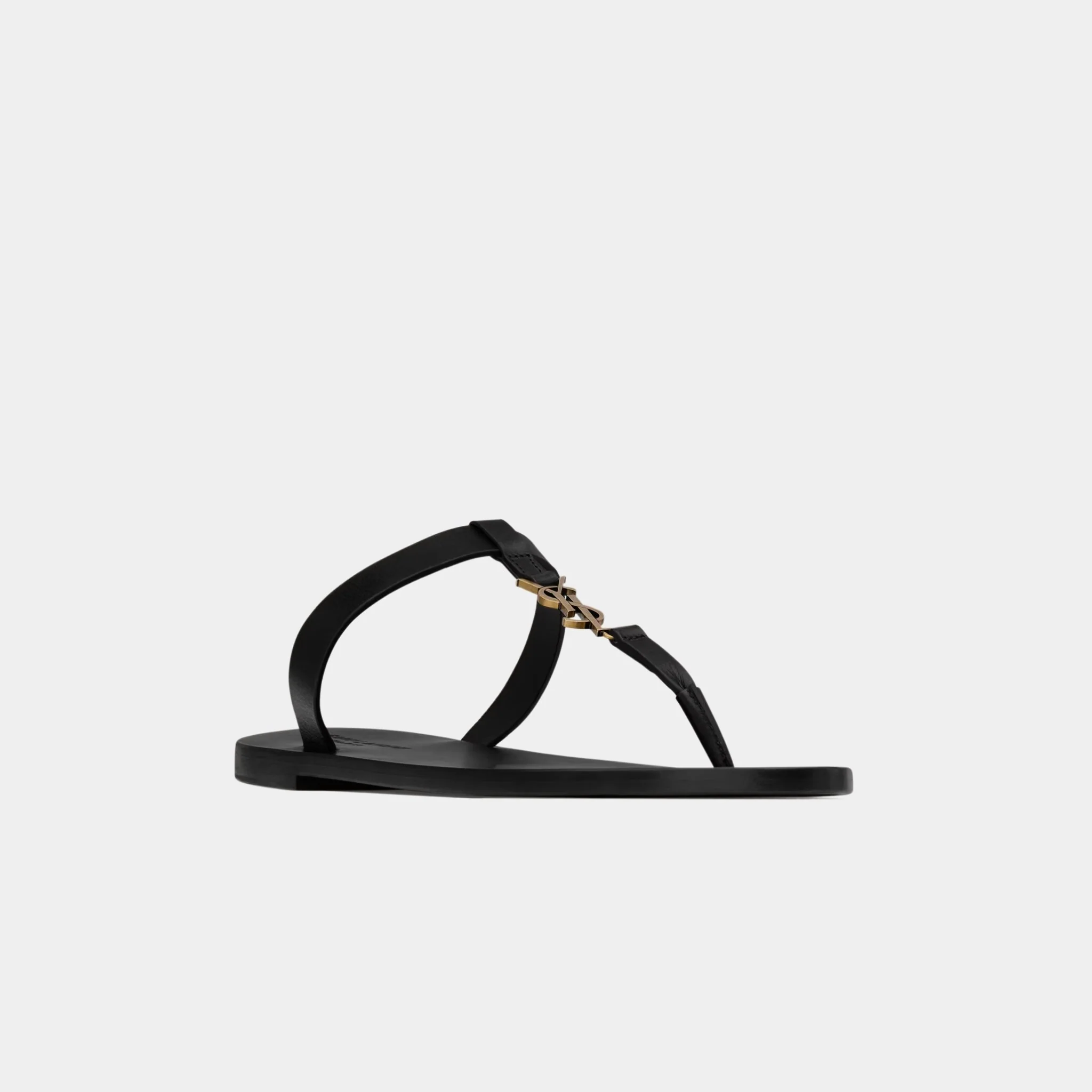 Cassandre Slides In Smooth Leather - Image 2