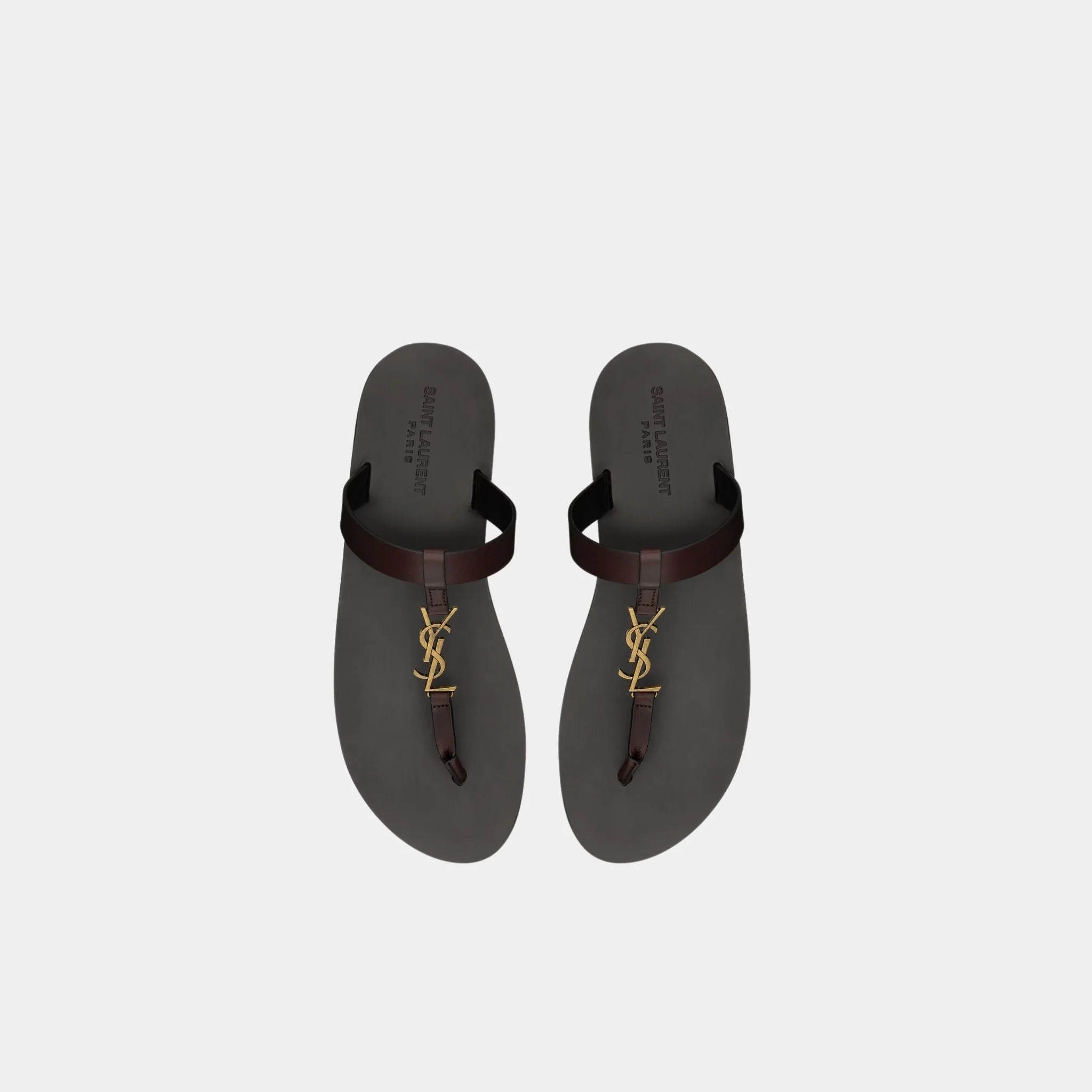 Cassandre Slides In Smooth Leather - Image 3