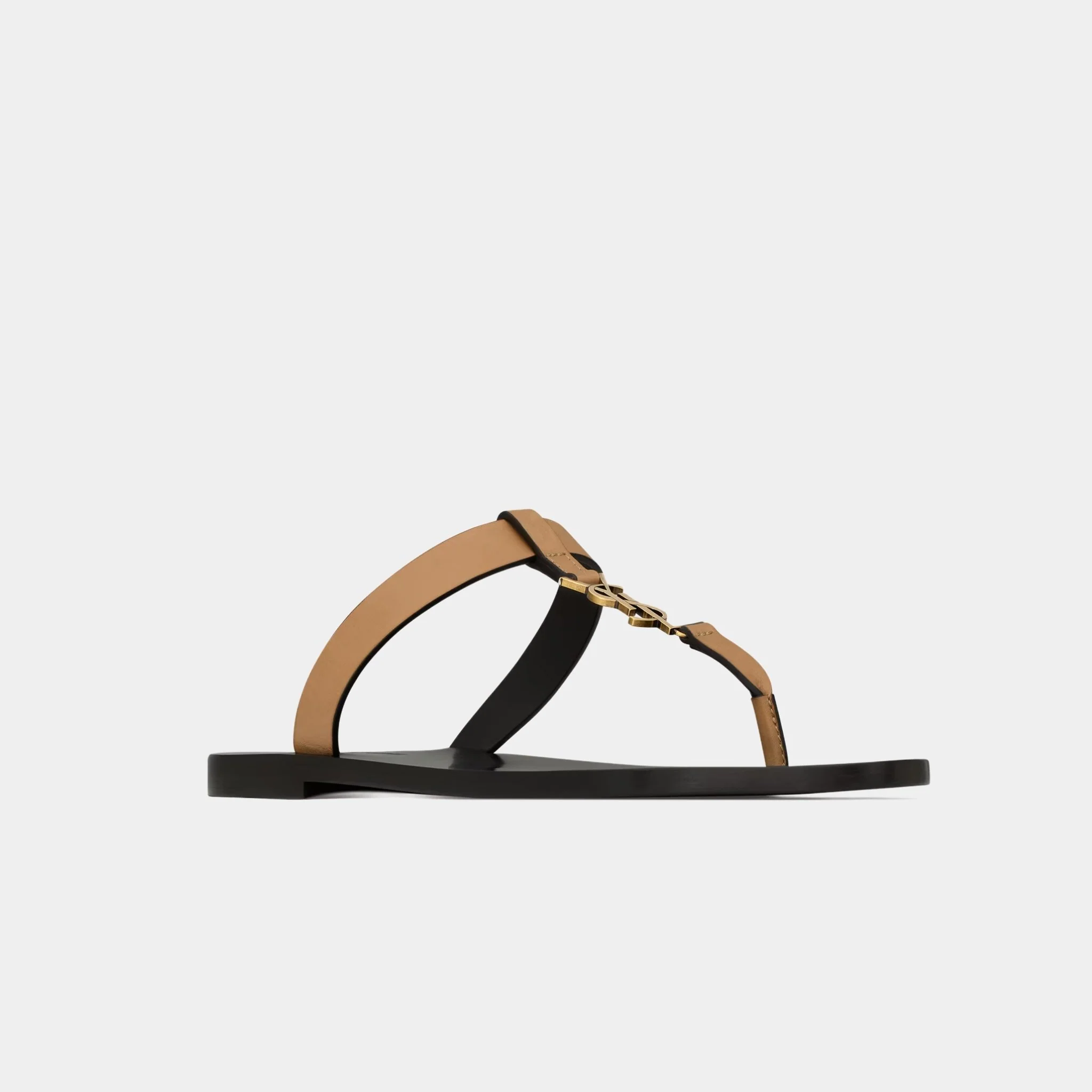 Cassandre Slides In Smooth Leather - Image 6