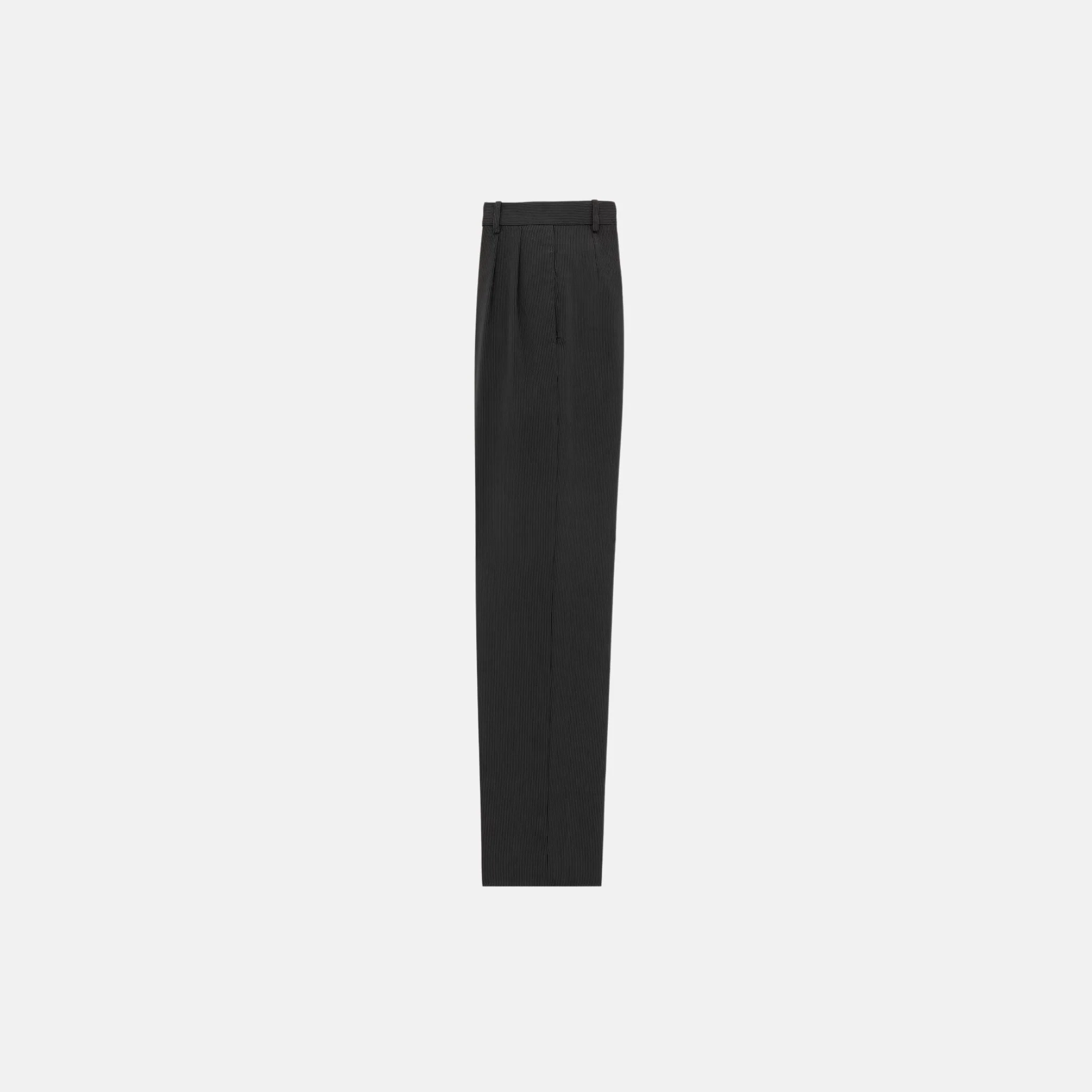 Baggy Pants In Striped Canvas - Image 2