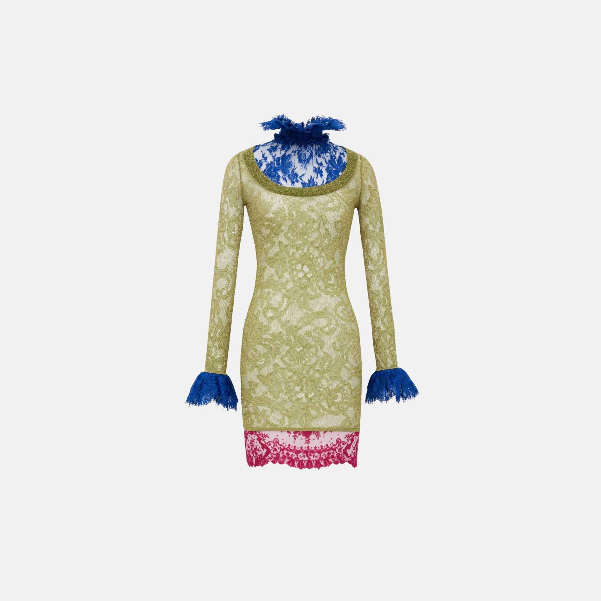Dress In Lace Knit