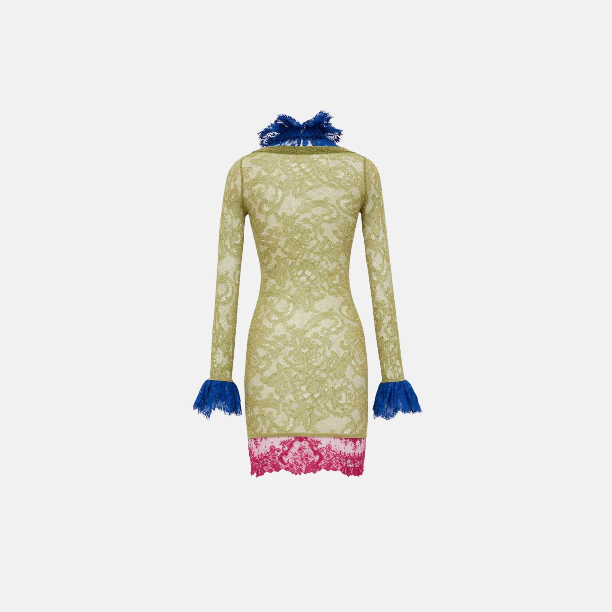 Dress In Lace Knit - Image 2