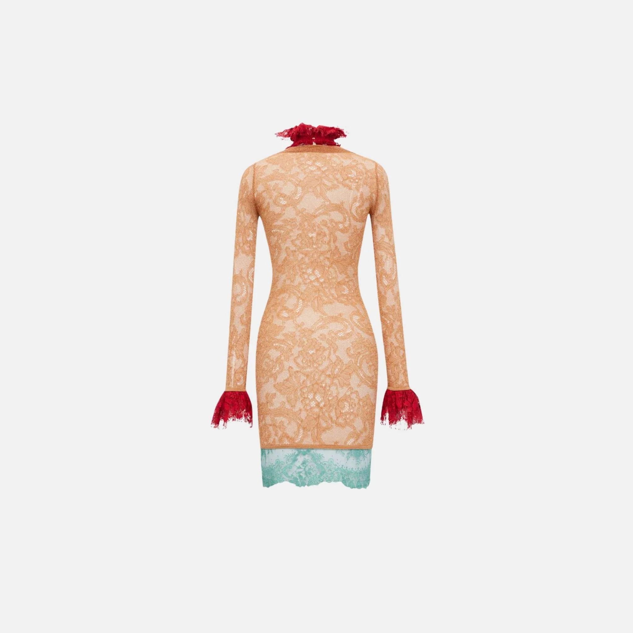 Dress In Lace Knit - Image 4